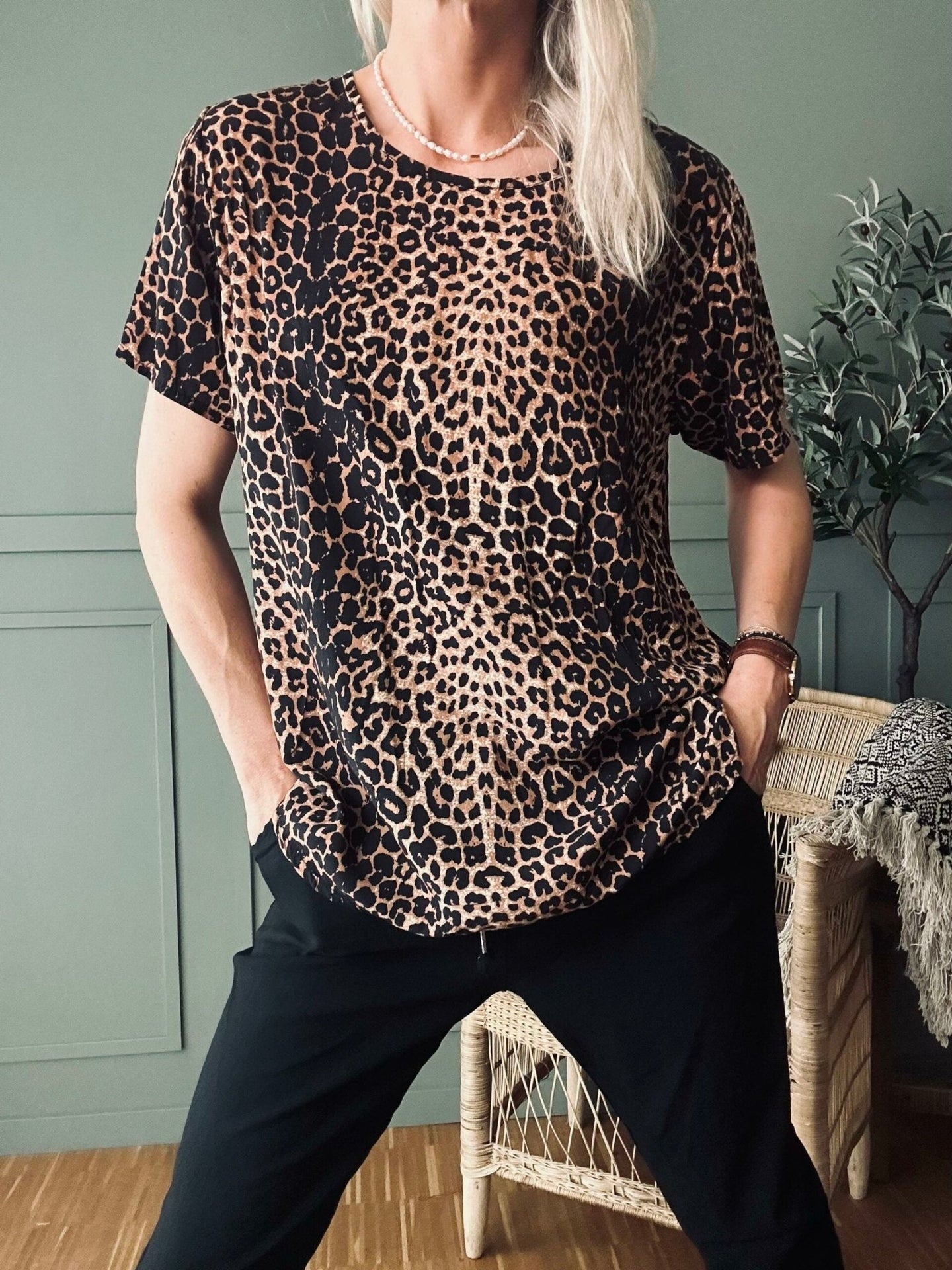 T - shirt Leopard - VIAMAJA.DK
