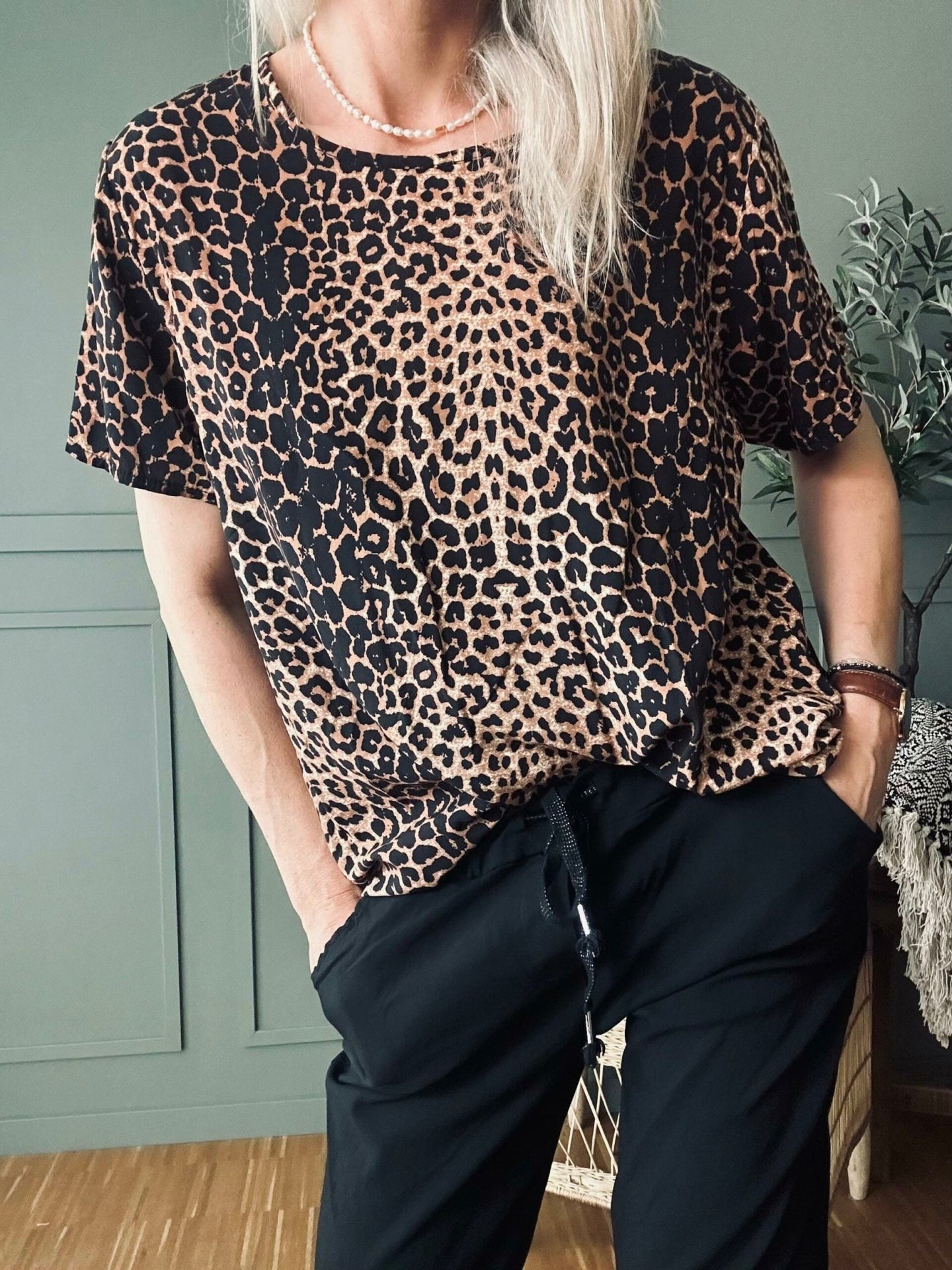 T - shirt Leopard - VIAMAJA.DK
