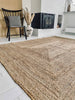 Matta i flätad naturjute - 240x180 cm