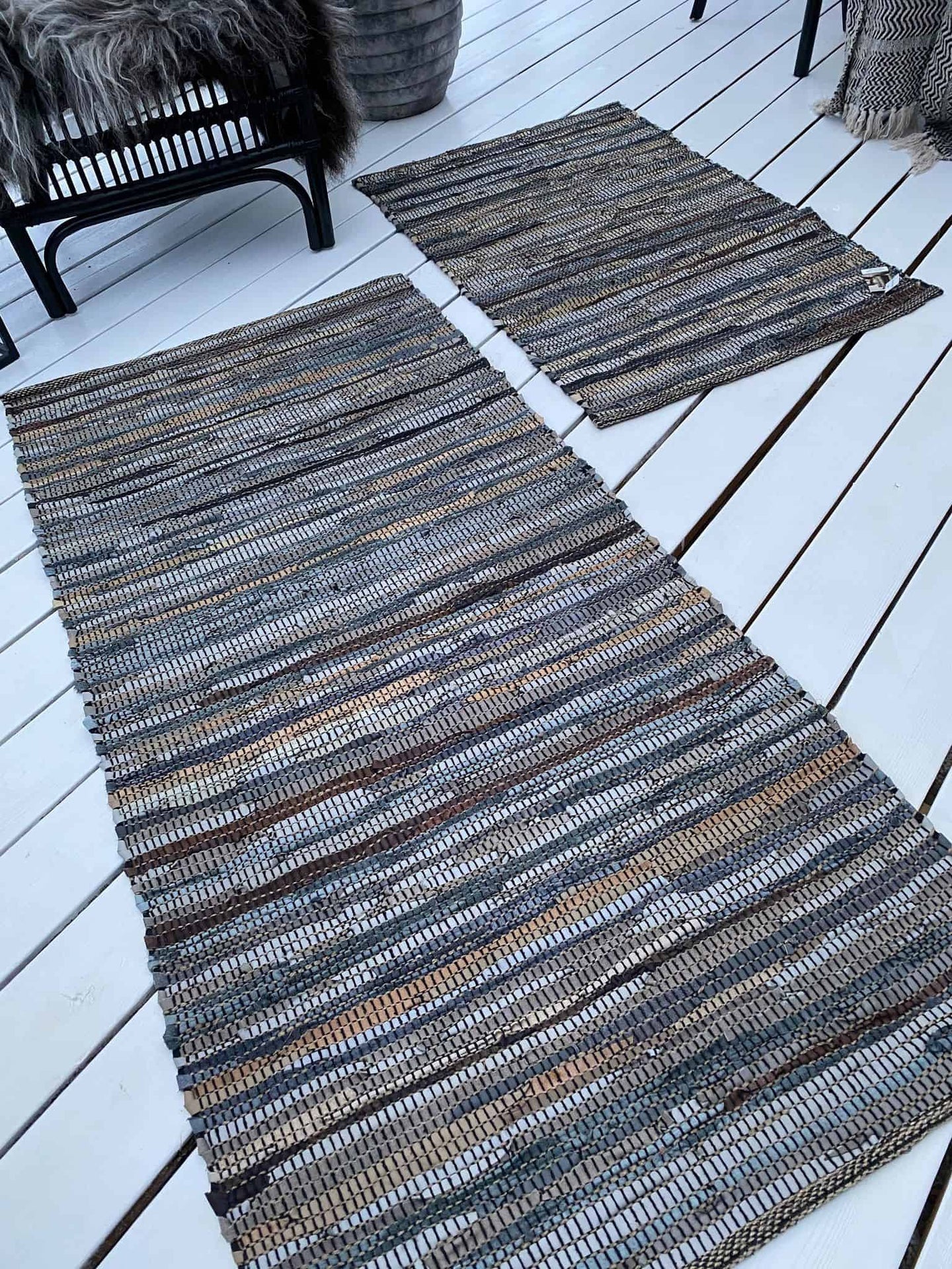 Tæppe i skind - 70x140cm - VIAMAJA.DK