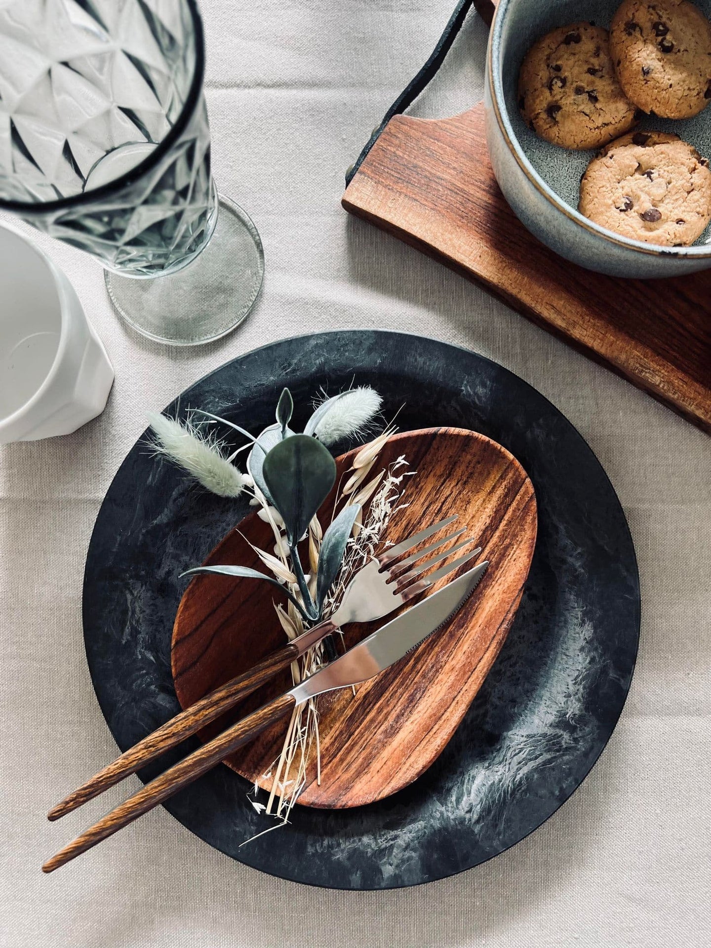 Tallerken - organisk akacia træ - VIAMAJA.DK