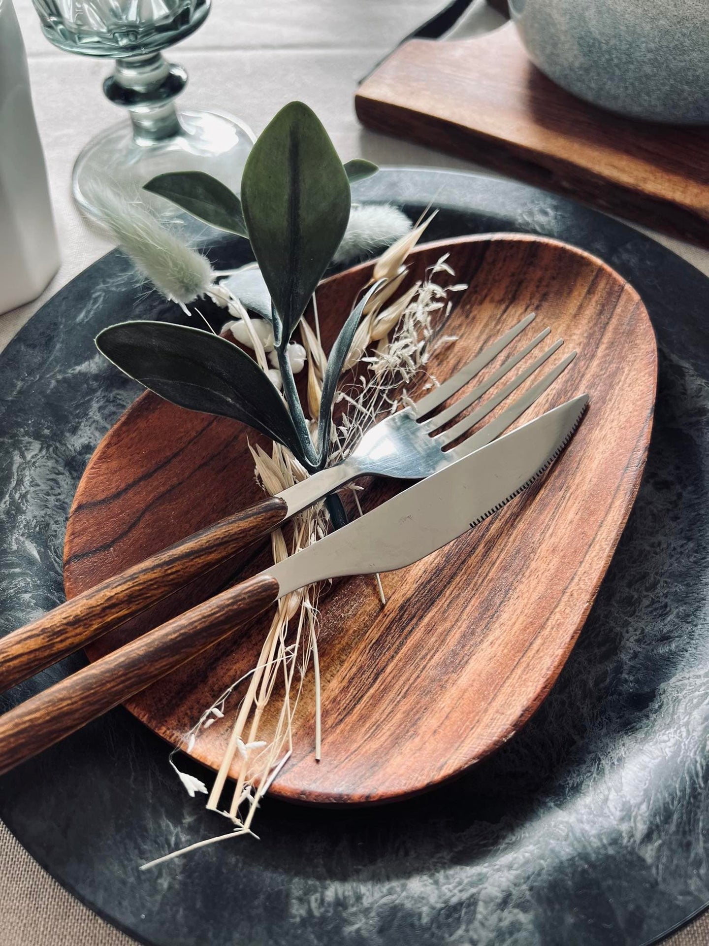 Tallerken - organisk akacia træ - VIAMAJA.DK