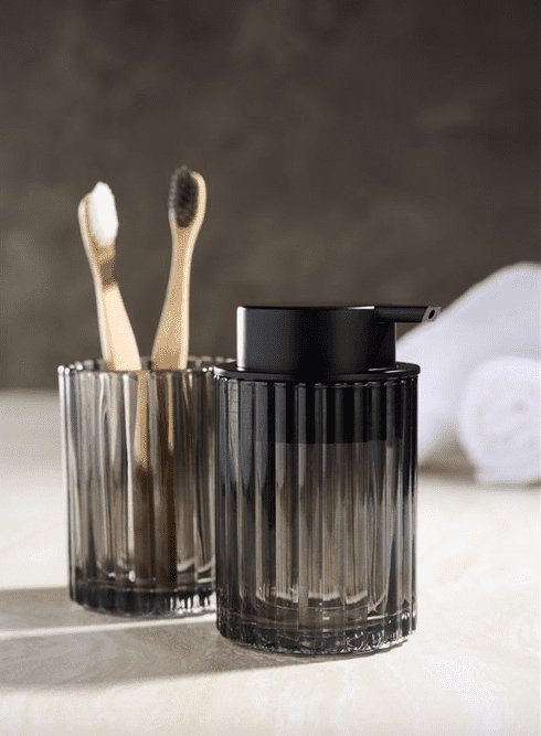 Tandkrus Røgfarvet glas - VIAMAJA.DK