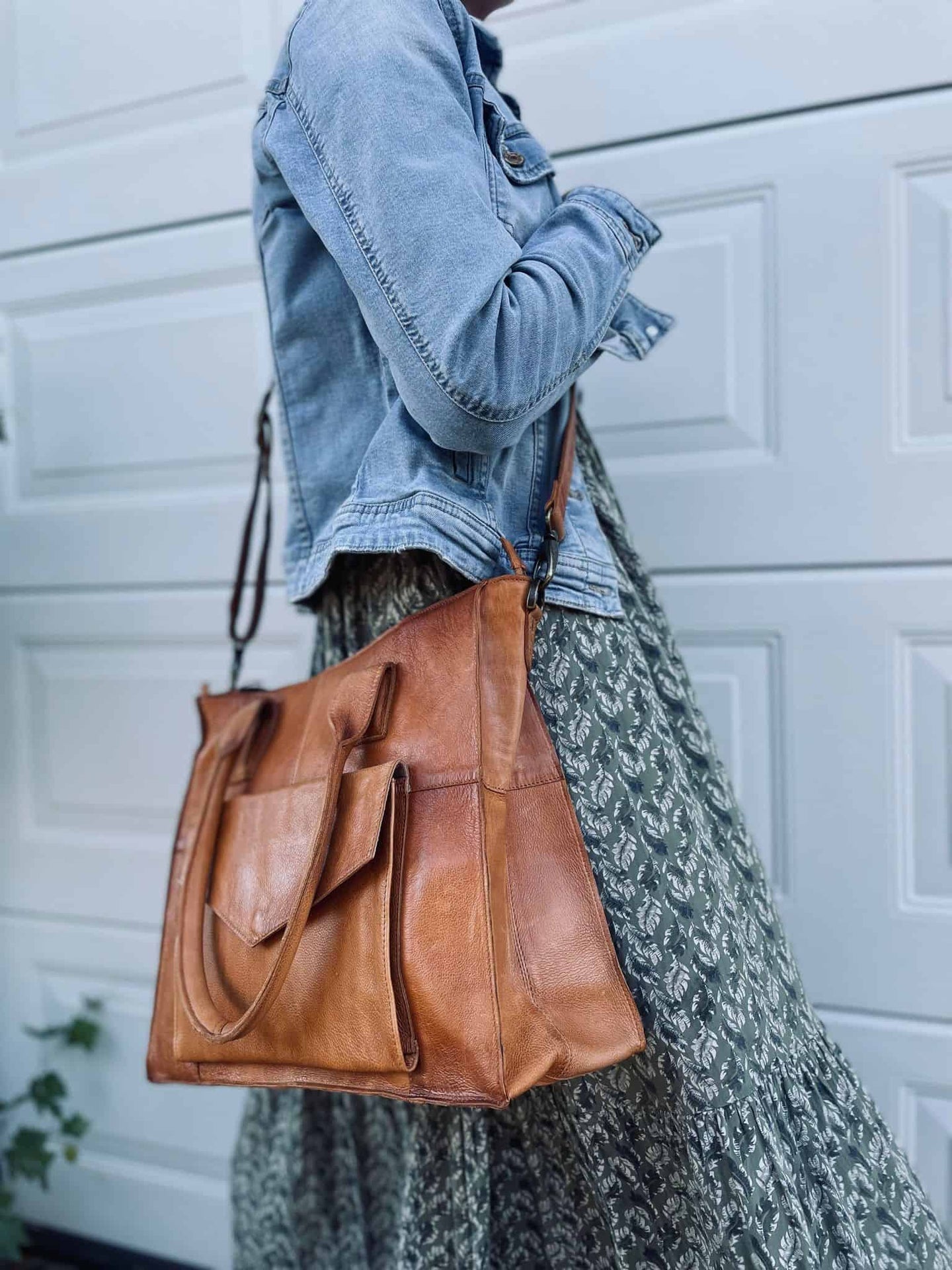 Taske Ofelia - Big Cognac - VIAMAJA.DK