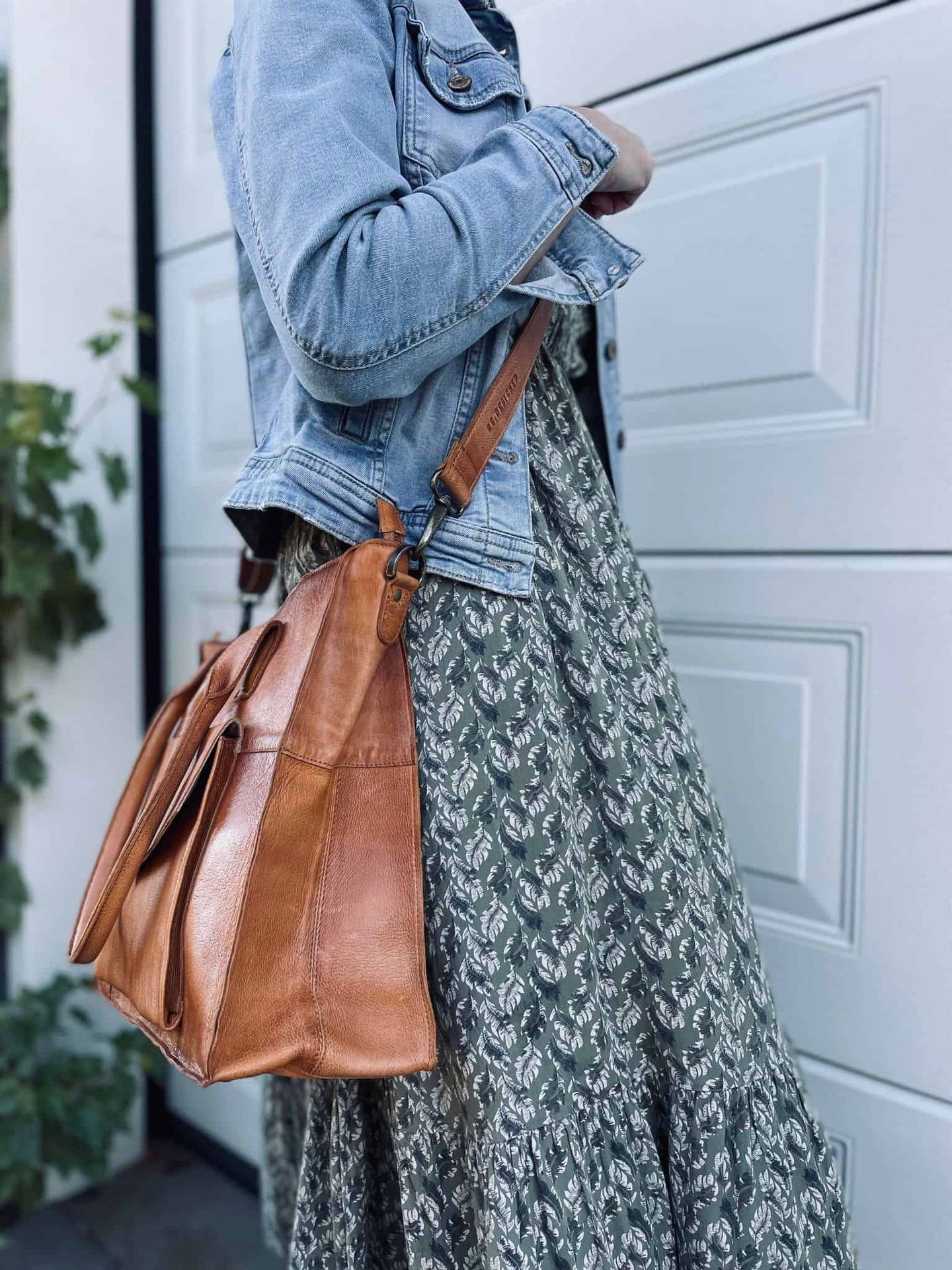 Taske Ofelia - Big Cognac - VIAMAJA.DK