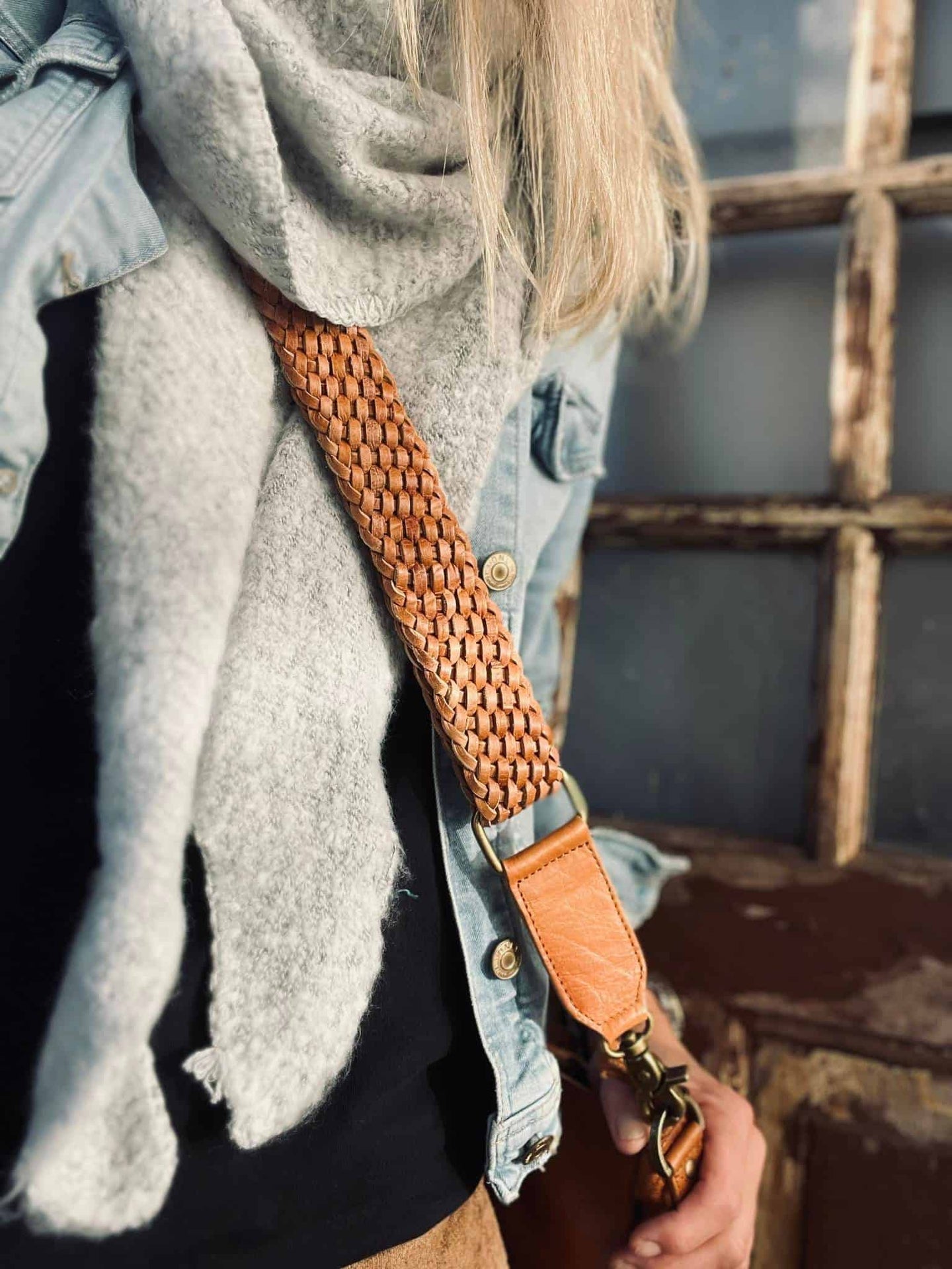 Taskerem – Flettet Cognac - VIAMAJA.DK