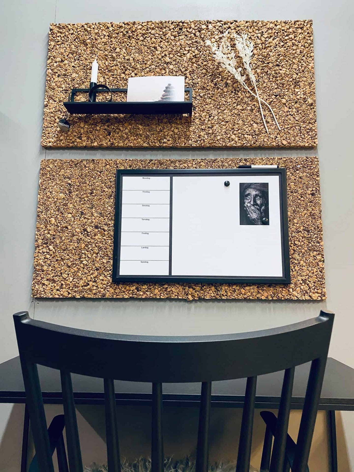 Tavle med ugeplan - Magnetisk, Ink tusch og magneter - VIAMAJA.DK