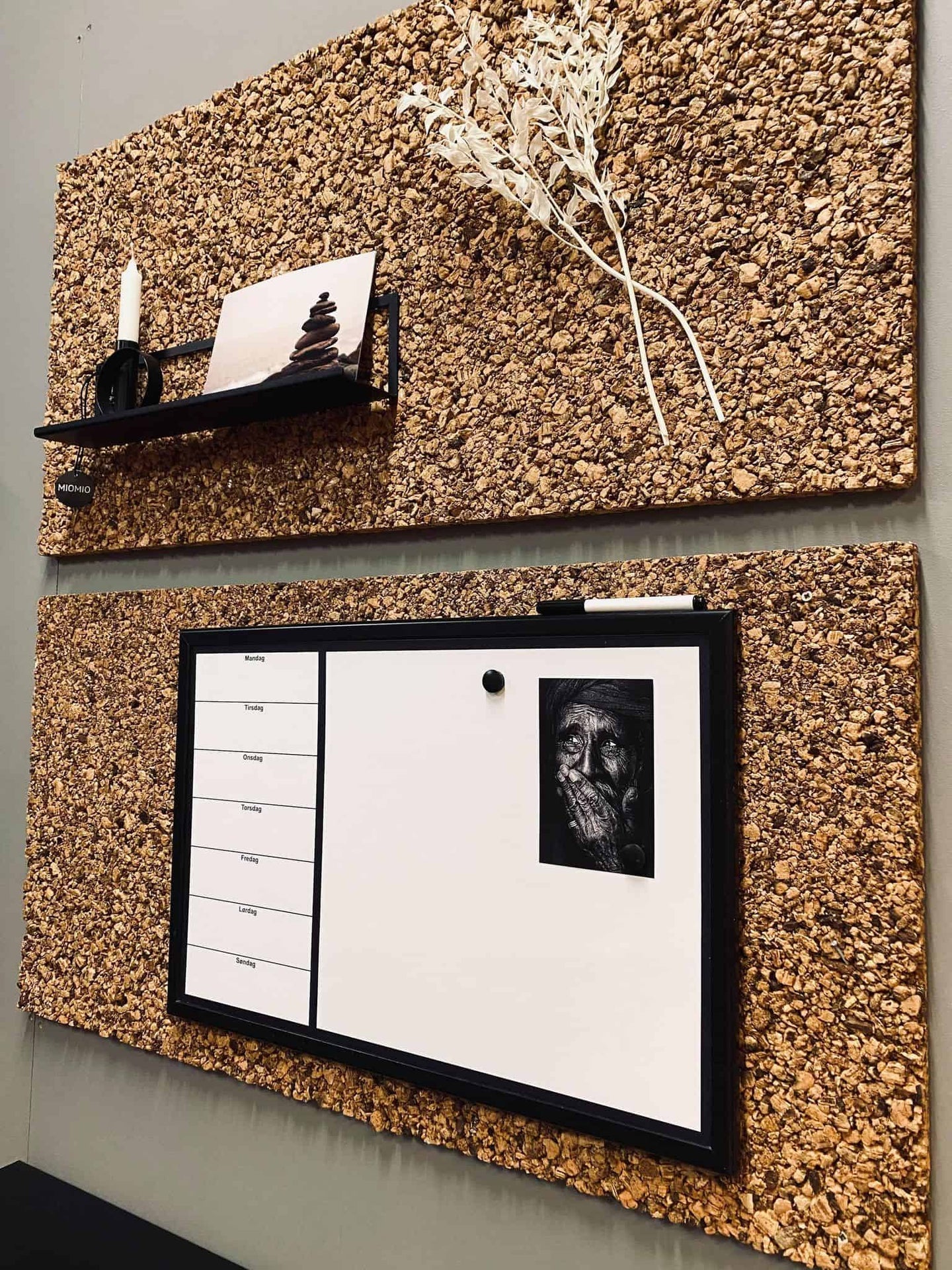 Tavle med ugeplan - Magnetisk, Ink tusch og magneter - VIAMAJA.DK