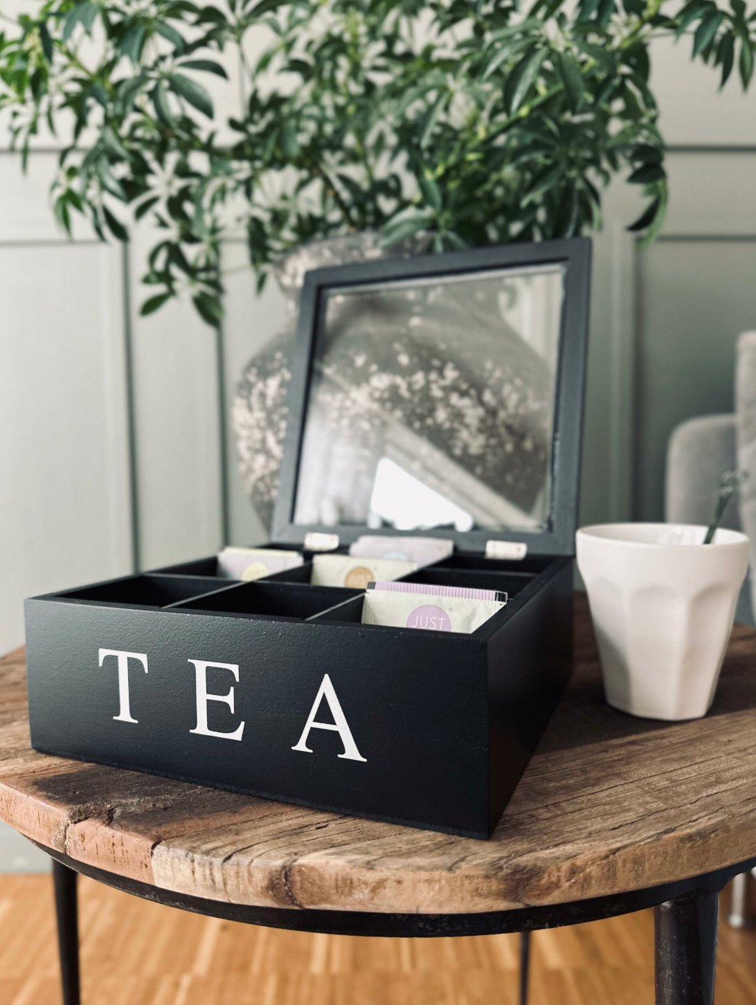 Teabox med 9 rum – Black - VIAMAJA.DK