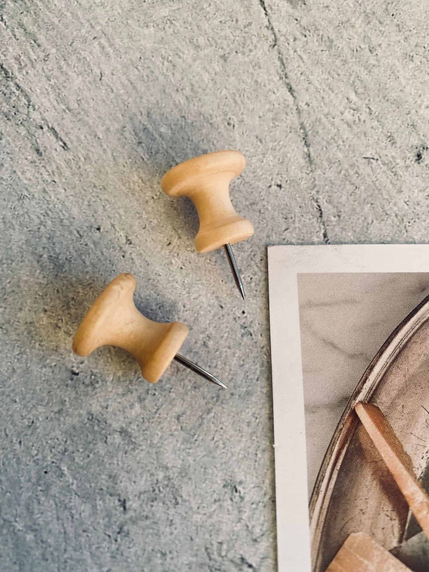 Tegnestift i træ - 12stk - VIAMAJA.DK