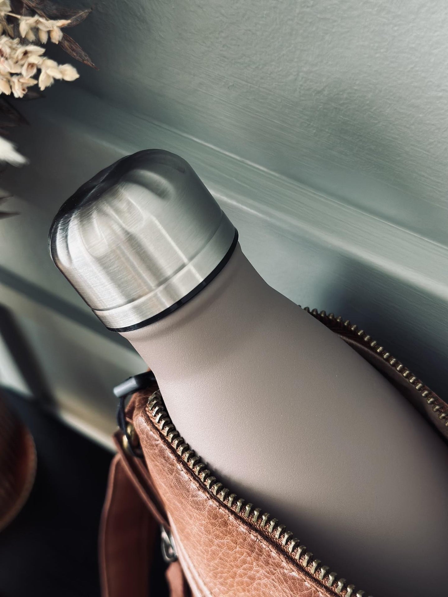 Termoflaske 500ml – Taupe - VIAMAJA.DK