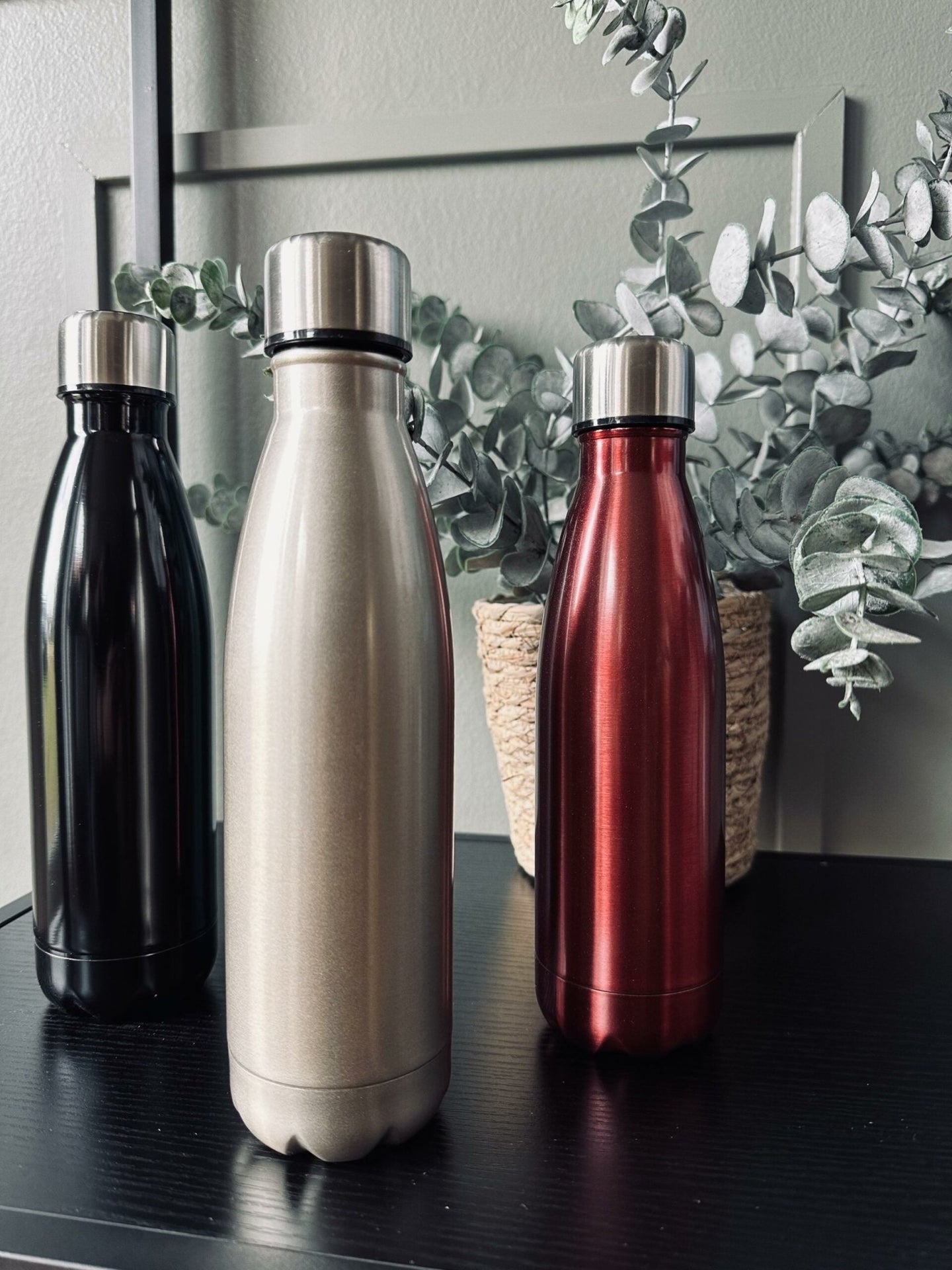 Termoflaske med termometer – Flere farver - VIAMAJA.DK