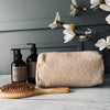 Toalettväska - Beige plysch