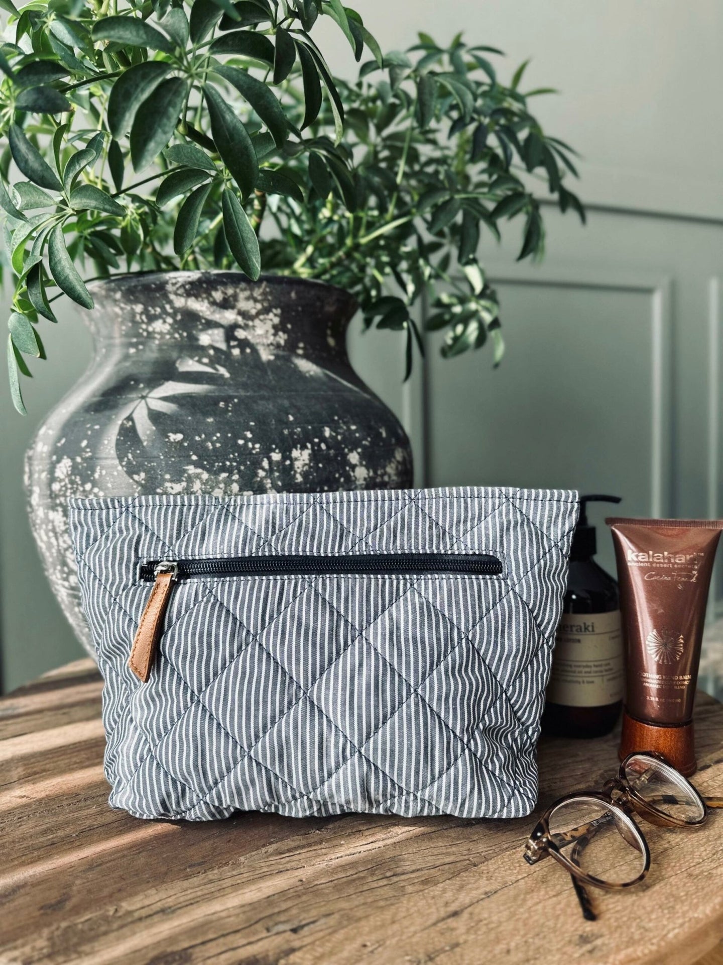 Toilettaske / clutch – Stribet - VIAMAJA.DK