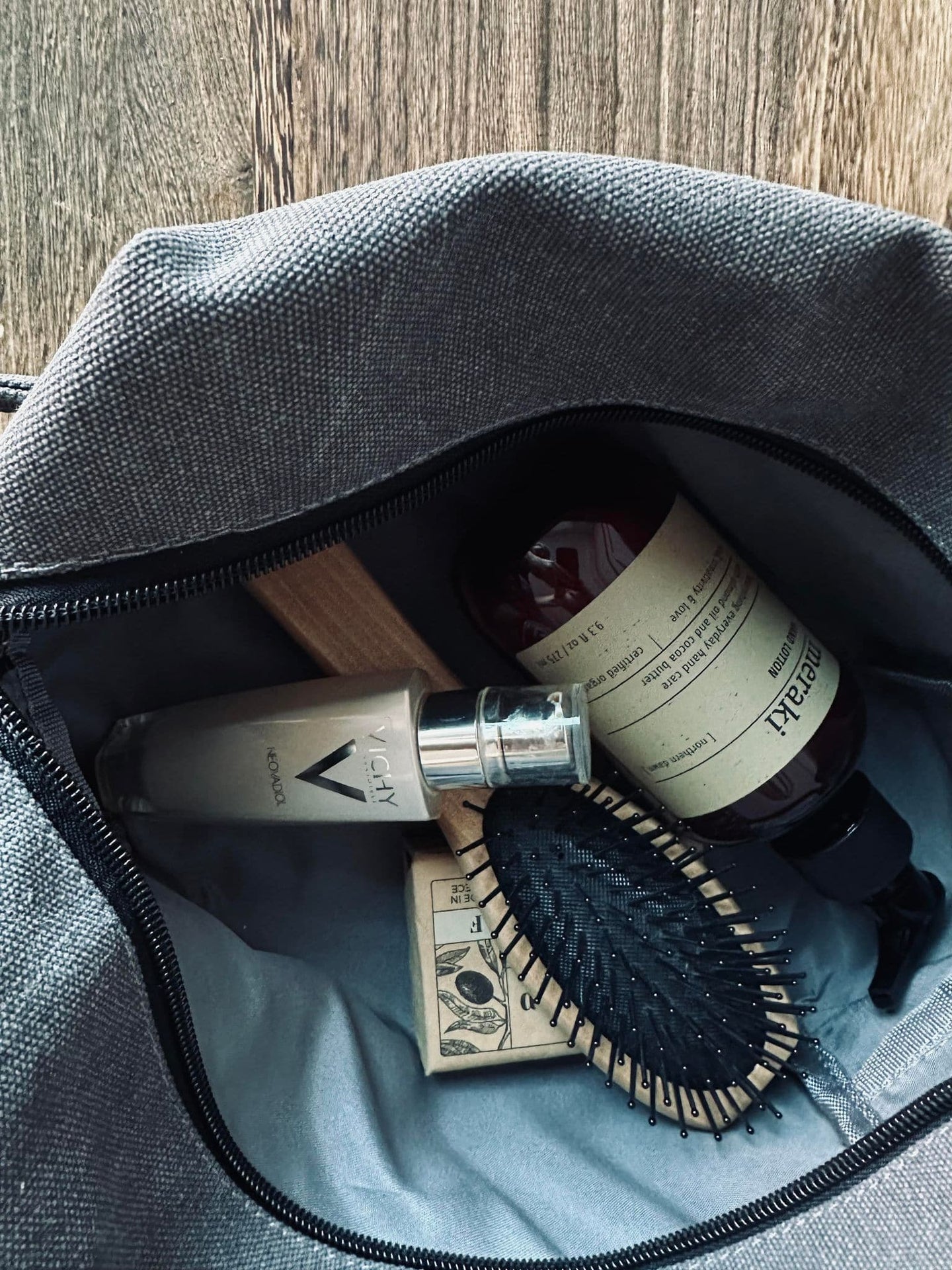 Toilettaske - Kanvas koks - VIAMAJA.DK