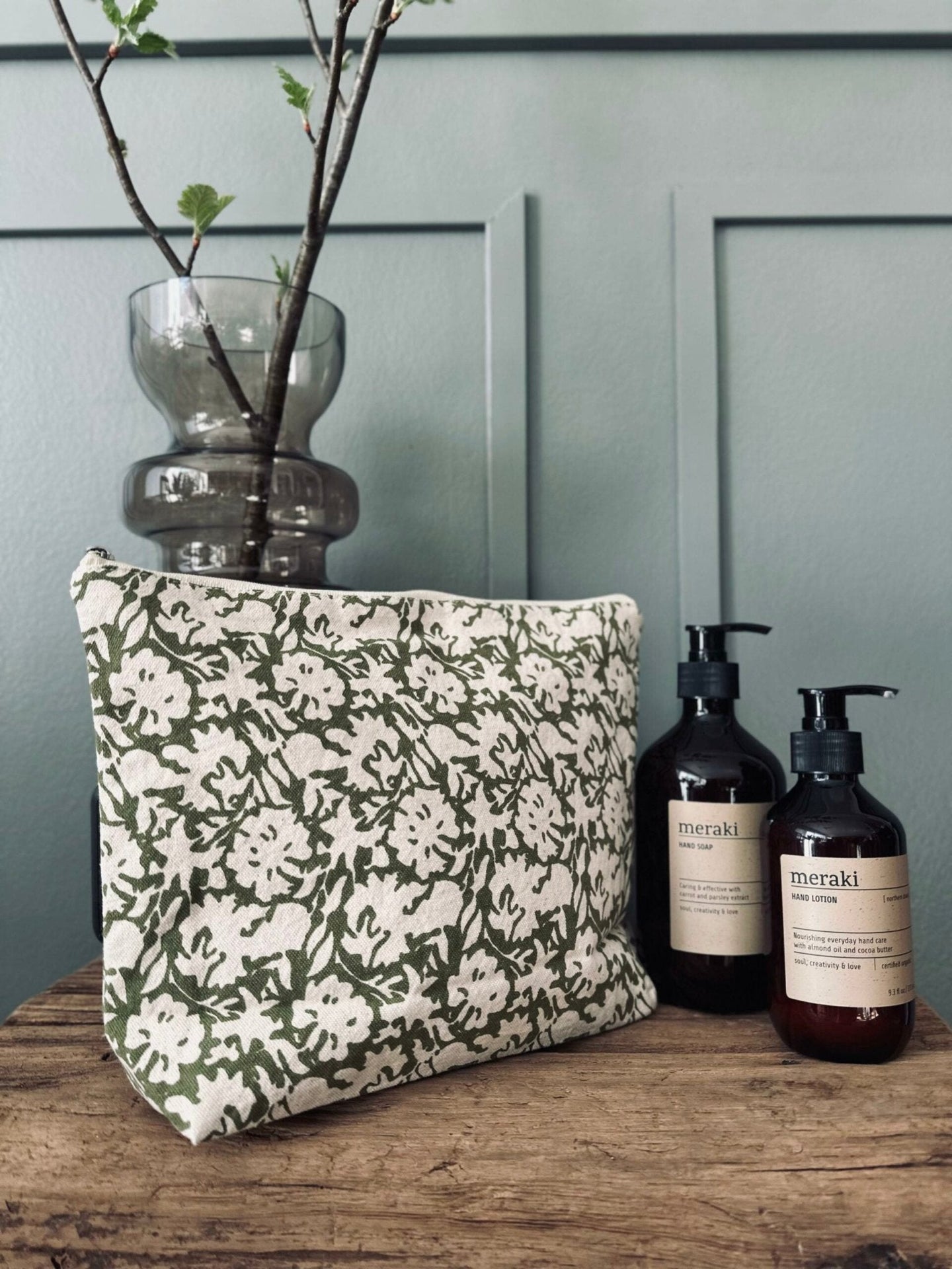 Toilettaske Nordic green - VIAMAJA.DK