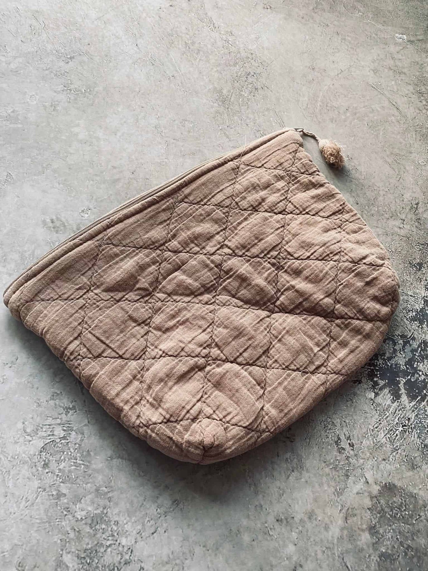 Toilettaske Quilt burned rose - VIAMAJA.DK