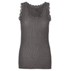 Topp med spets - Daily Dark grey
