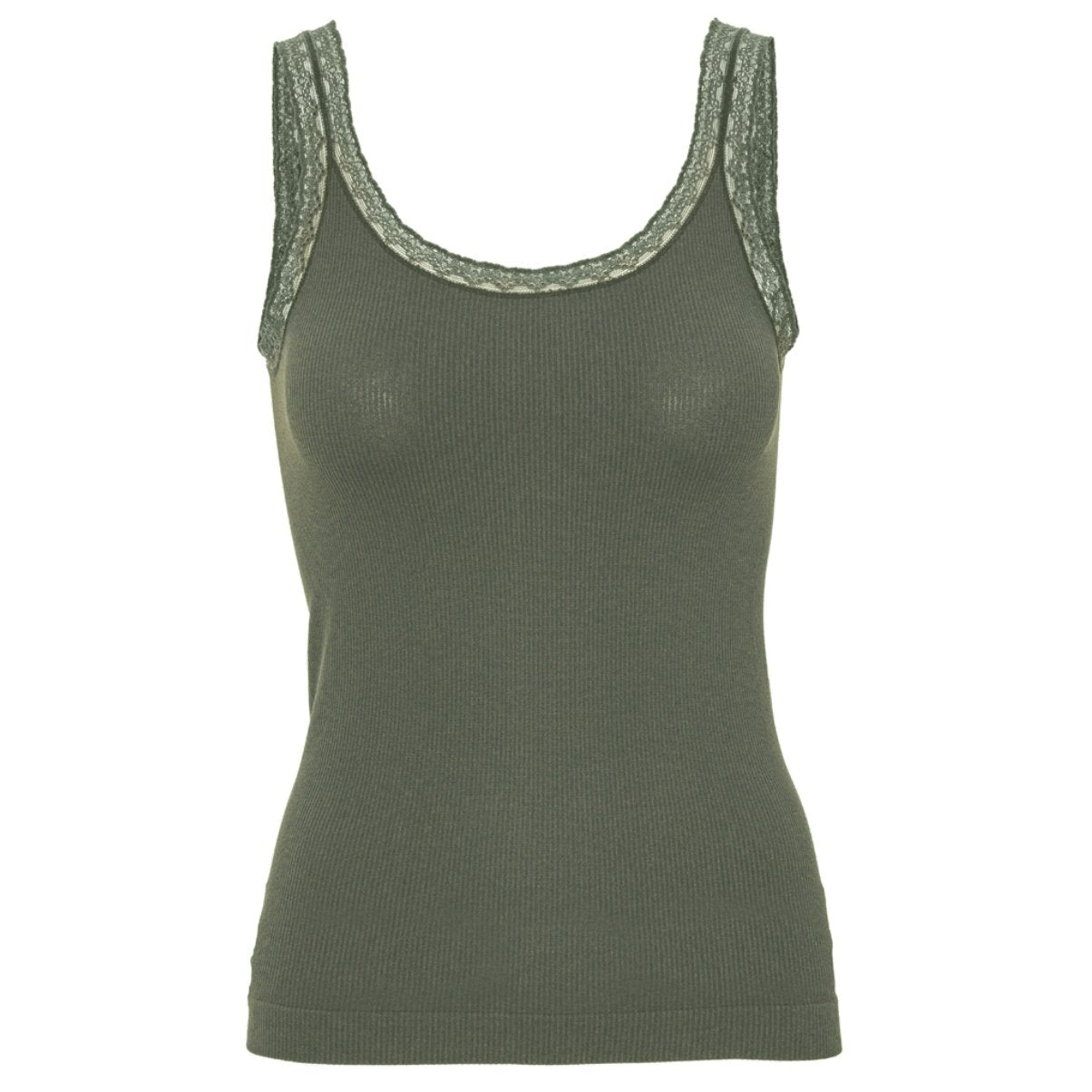 Top med blonde Økotex Military – Mikrofiber - VIAMAJA.DK