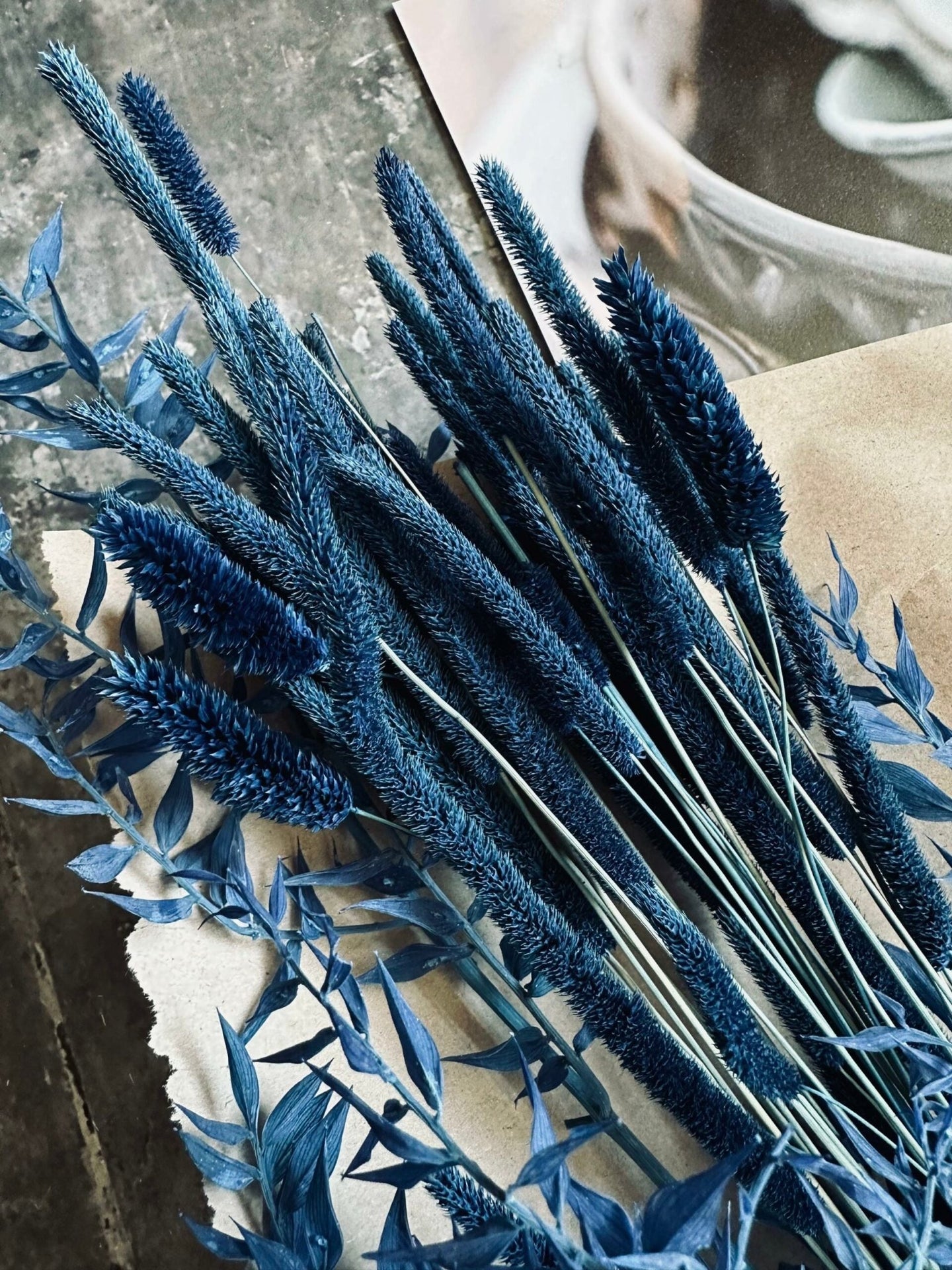 Tørret blomster – Blå mix - VIAMAJA.DK