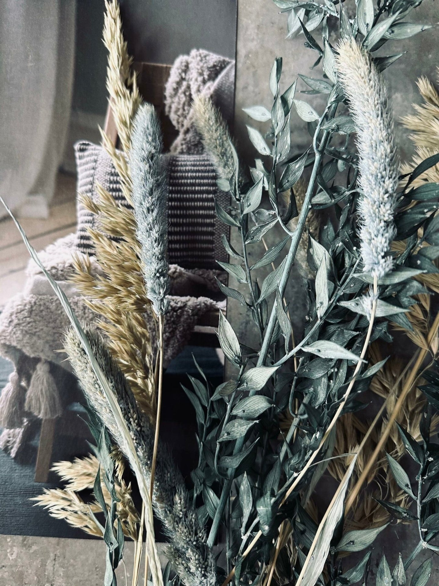 Tørret blomster – Blue mix - VIAMAJA.DK