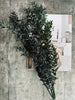 Torkade blommor – Dark green ROSSA