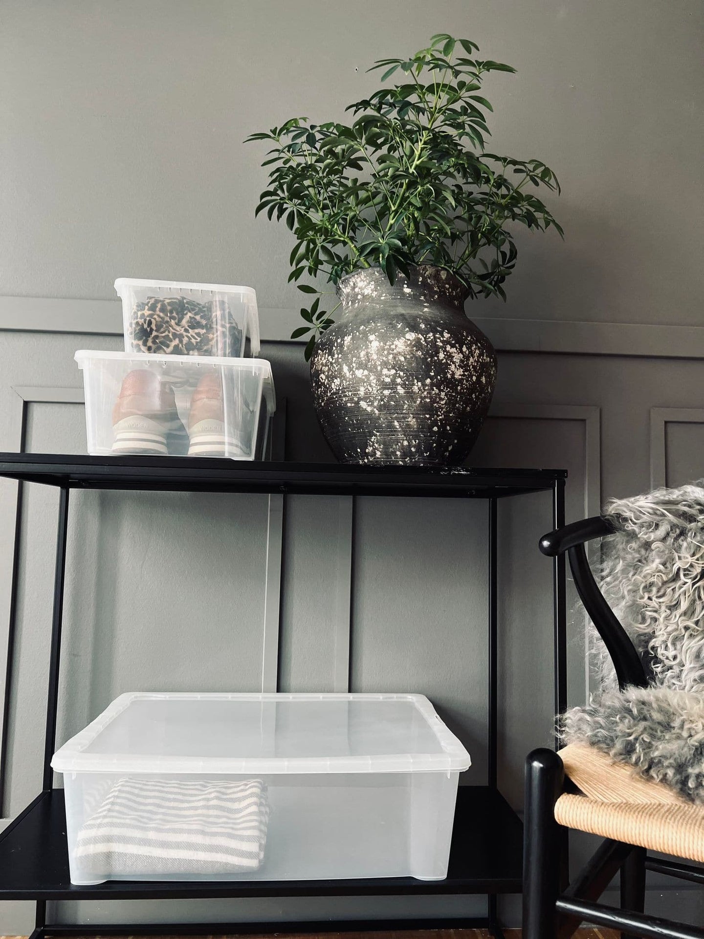 Transparent kasse med låg - Medium - VIAMAJA.DK