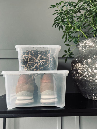 Transparent kasse med låg - Small - VIAMAJA.DK