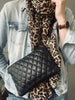 TREND Clutch Black quilt