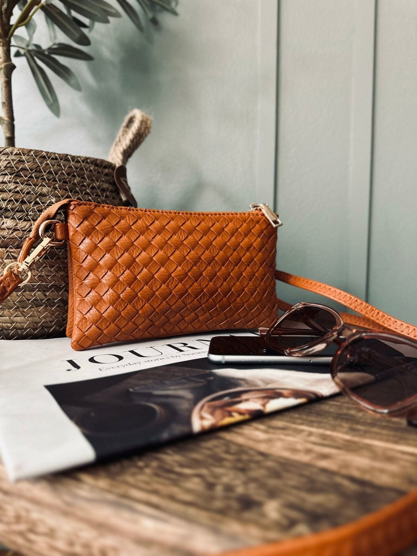TREND Clutch – Terry cognac - VIAMAJA.DK