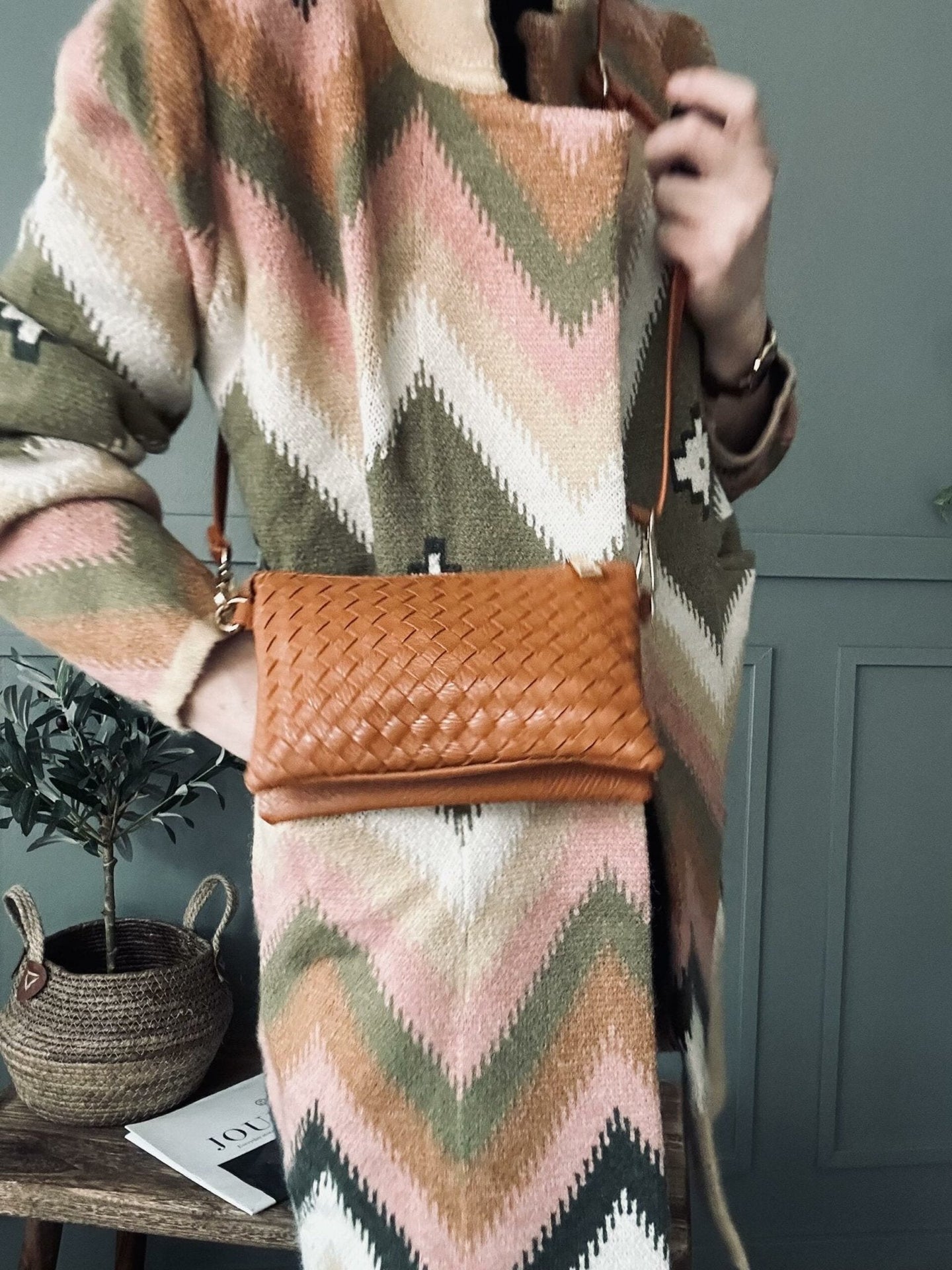 TREND Clutch – Terry cognac - VIAMAJA.DK