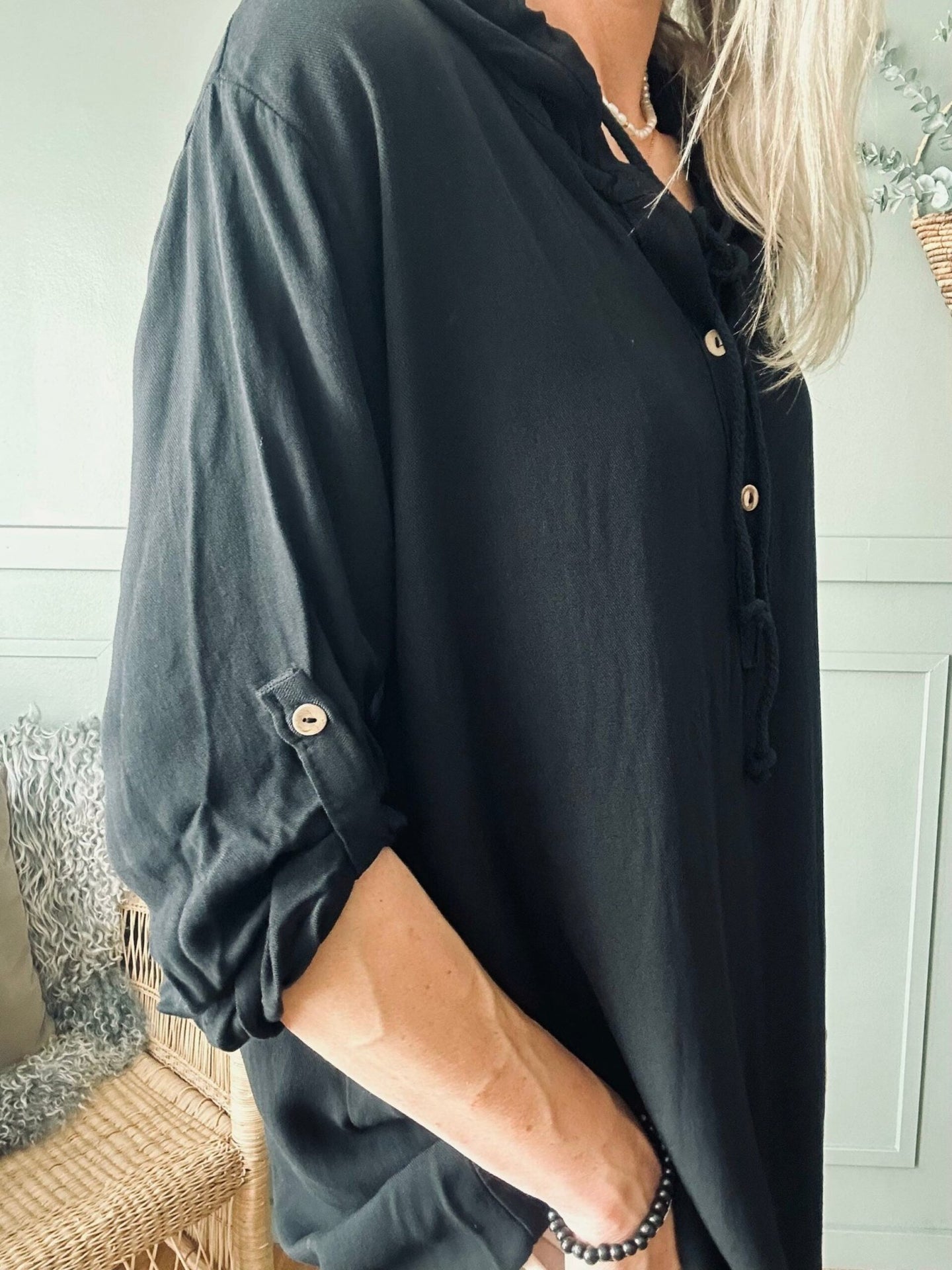Tunika Liva - Black - VIAMAJA.DK