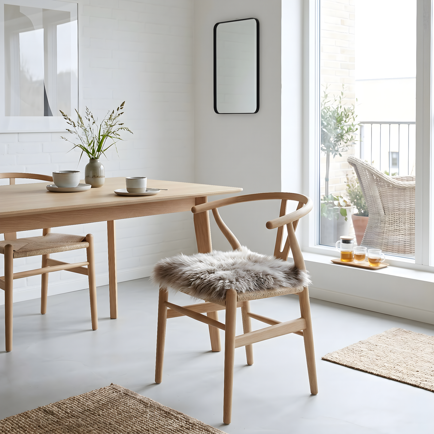 Sittskinn - Beige 40x40