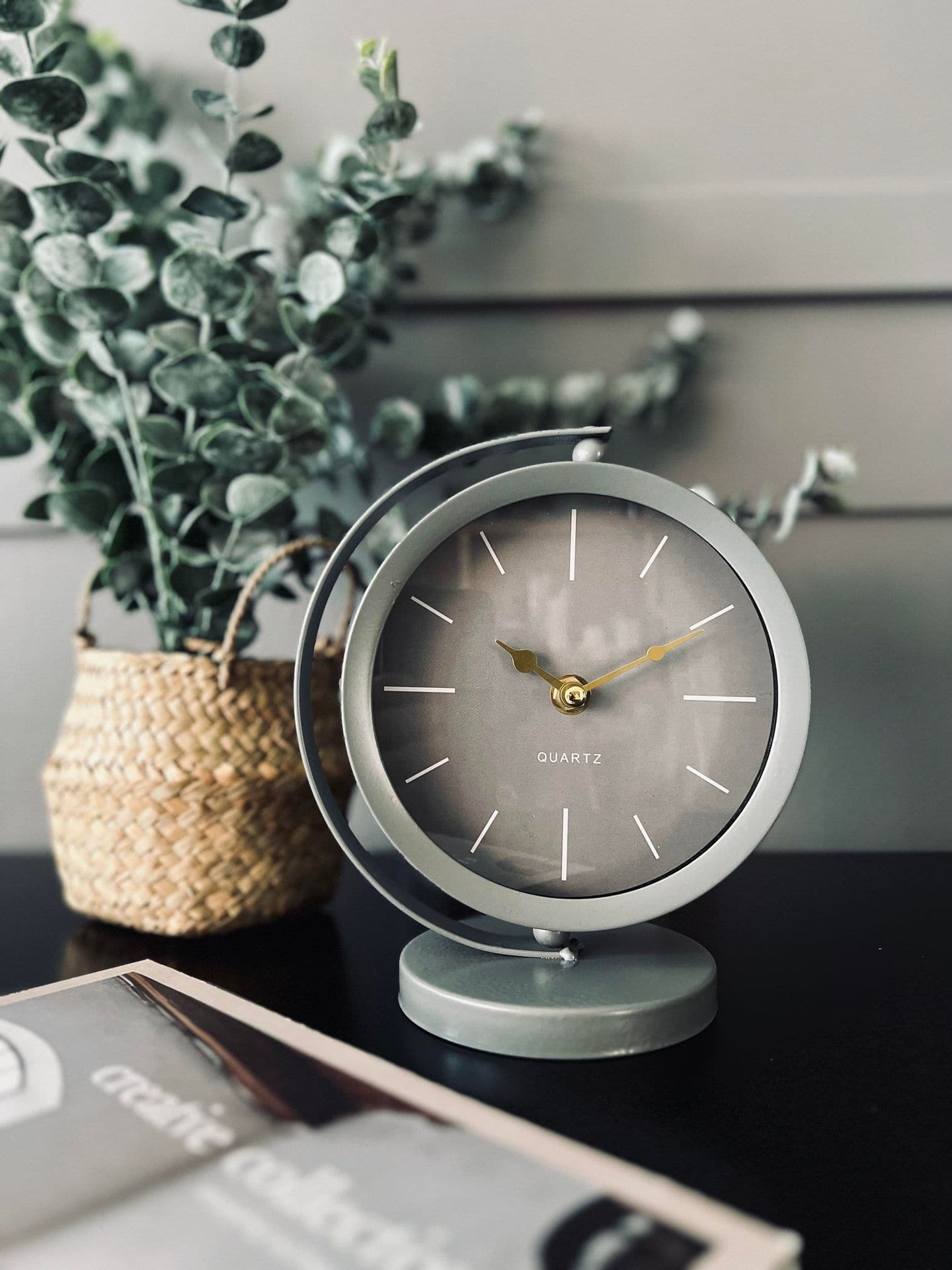 Ur - Bordmodel Grå - VIAMAJA.DK