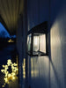 Vägglampa med solceller, paket med 2 st