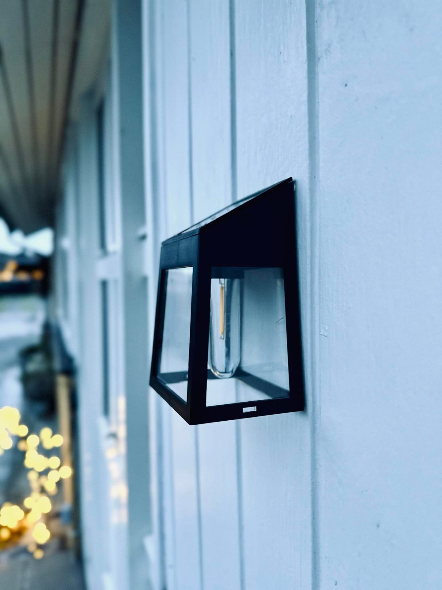 Væglampe med solceller , pakke med 2 stk - VIAMAJA.DK