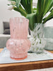 Vas 18cm Munblåst glas – Rose