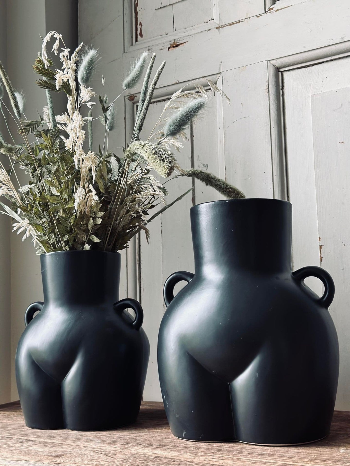 Vase Black Body Big - VIAMAJA.DK