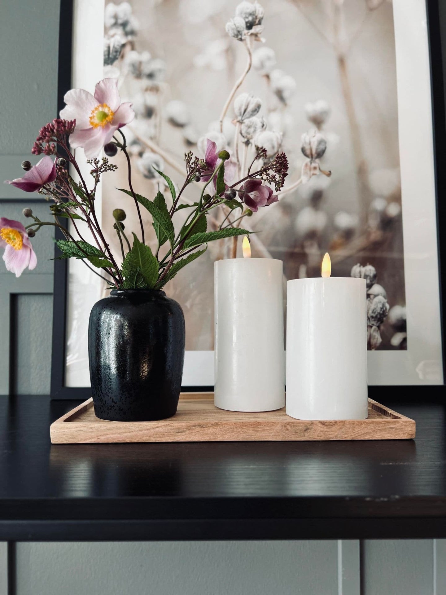 Vase H 12cm – Sort stentøj - VIAMAJA.DK