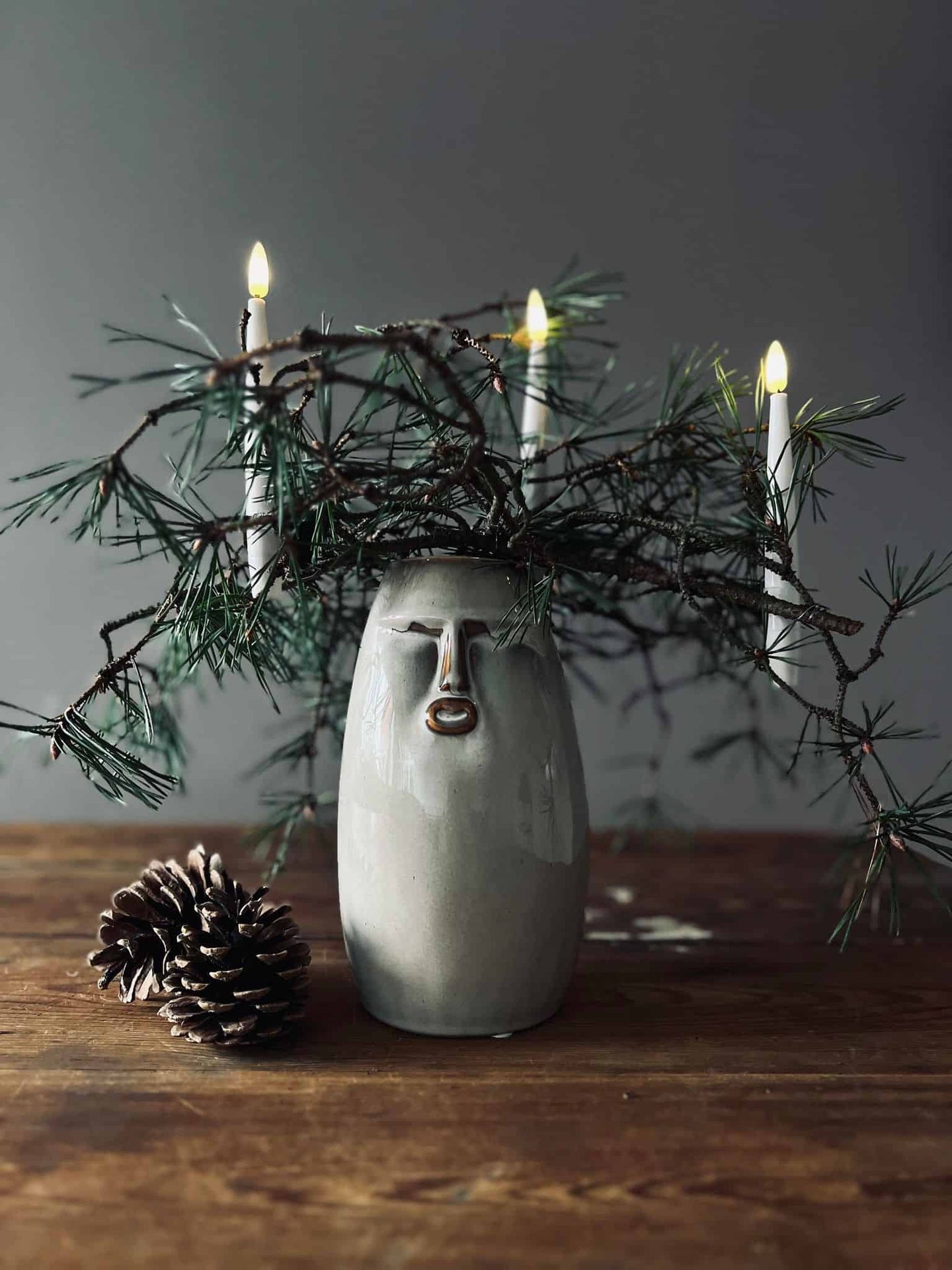 Vase keramik FACE - VIAMAJA.DK