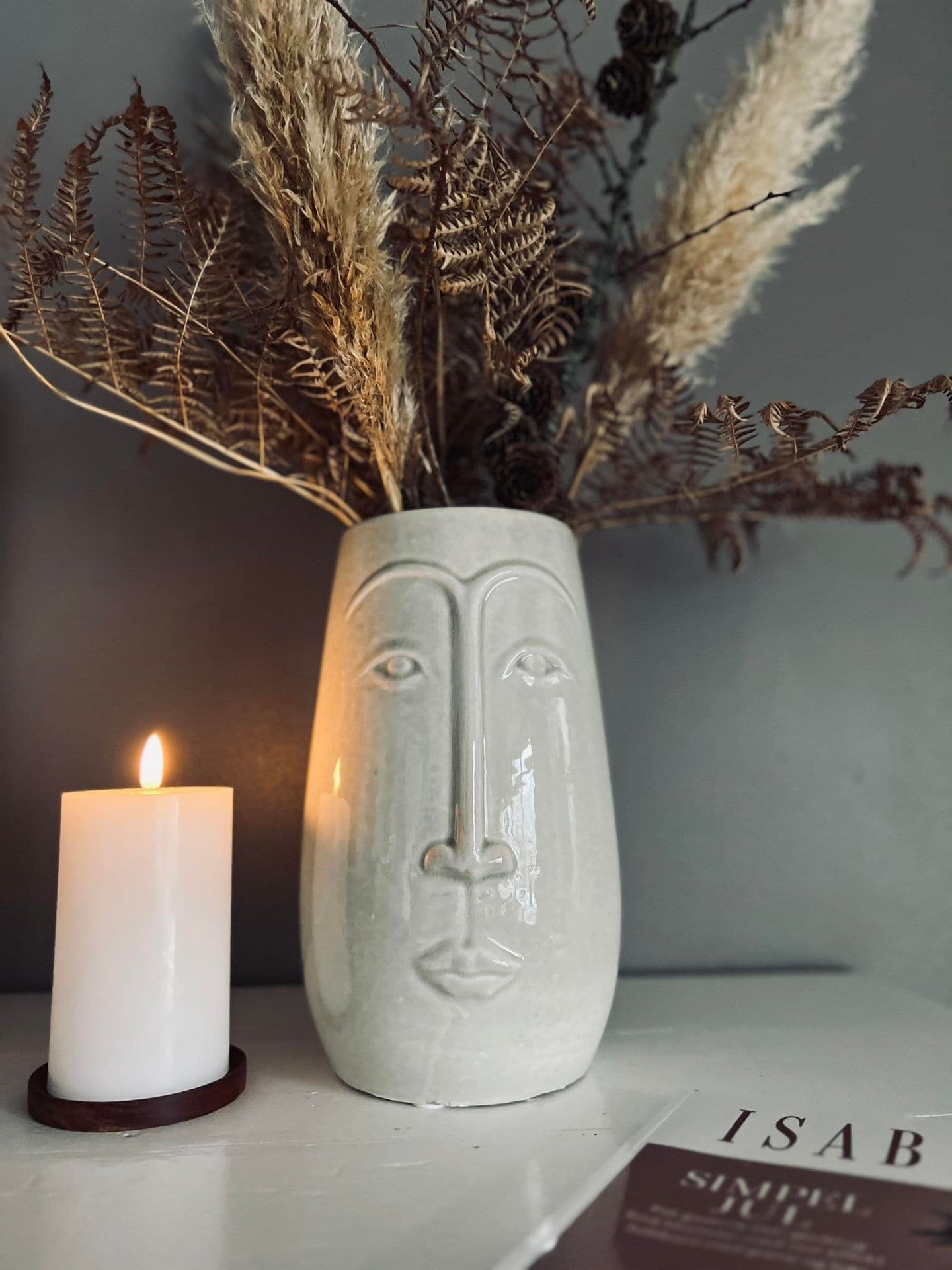 Vase SMILE - keramik - VIAMAJA.DK