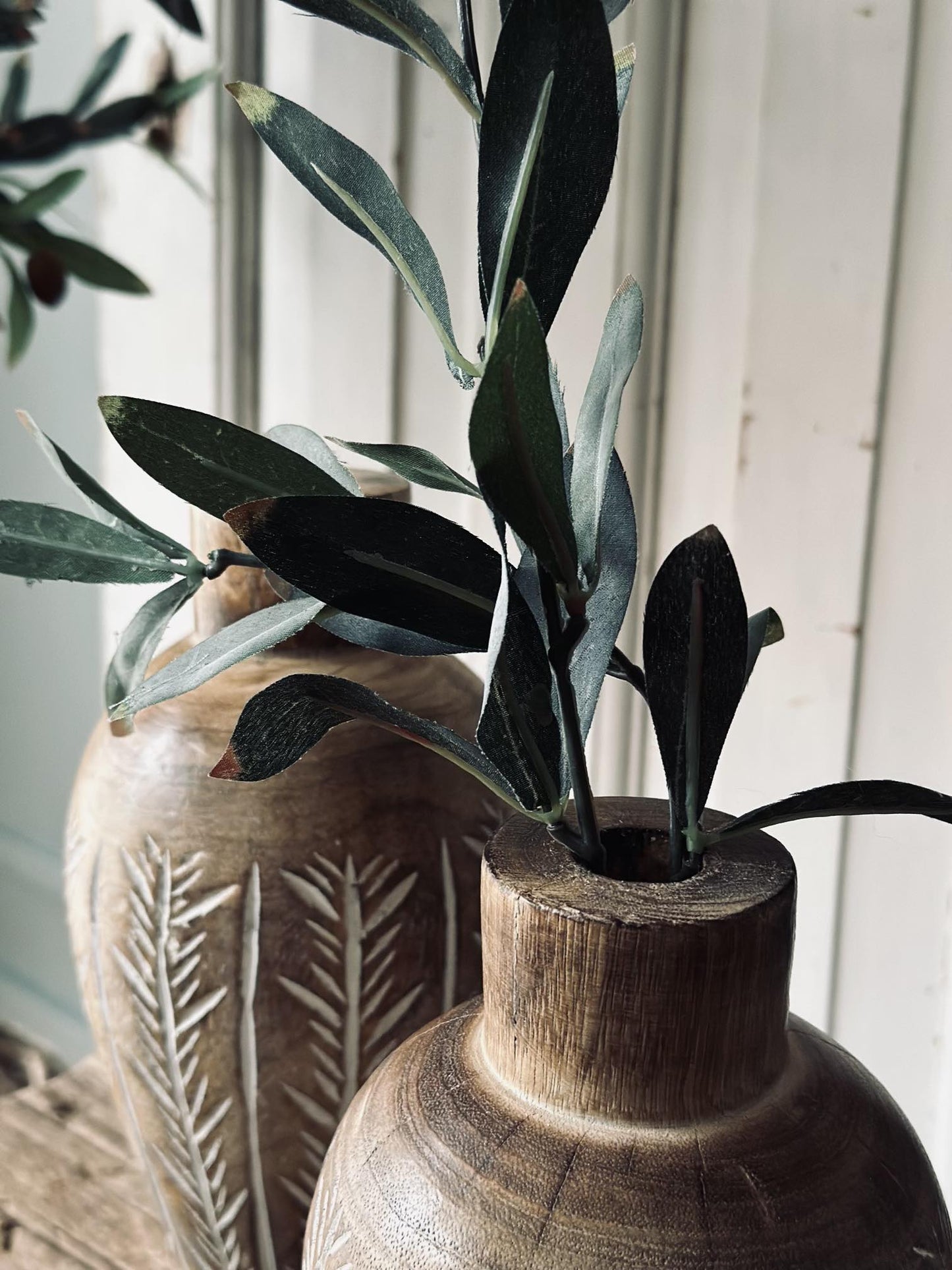 Vase – Wood 18cm - VIAMAJA.DK