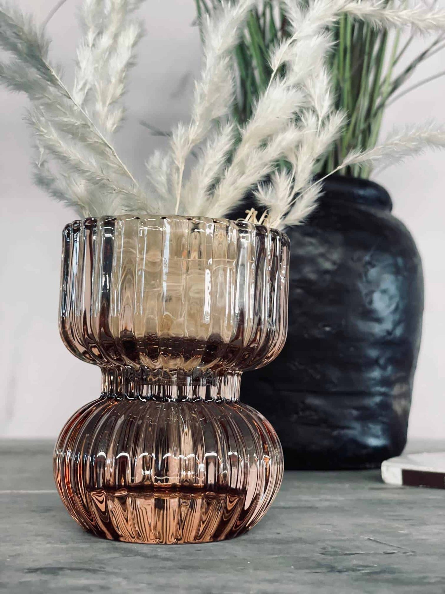 Vendbar lysestage - mocca brown - VIAMAJA.DK
