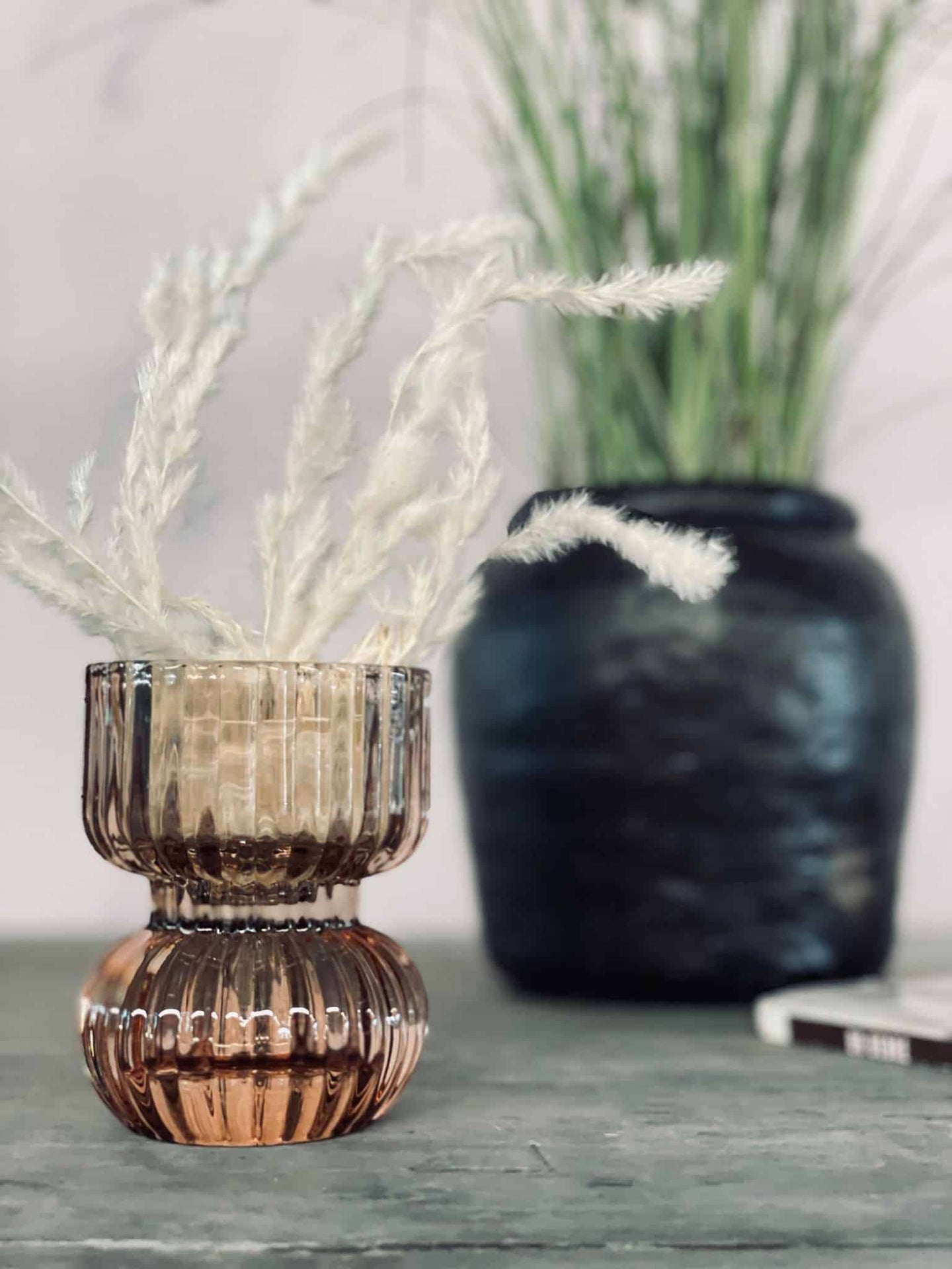 Vendbar lysestage - mocca brown - VIAMAJA.DK