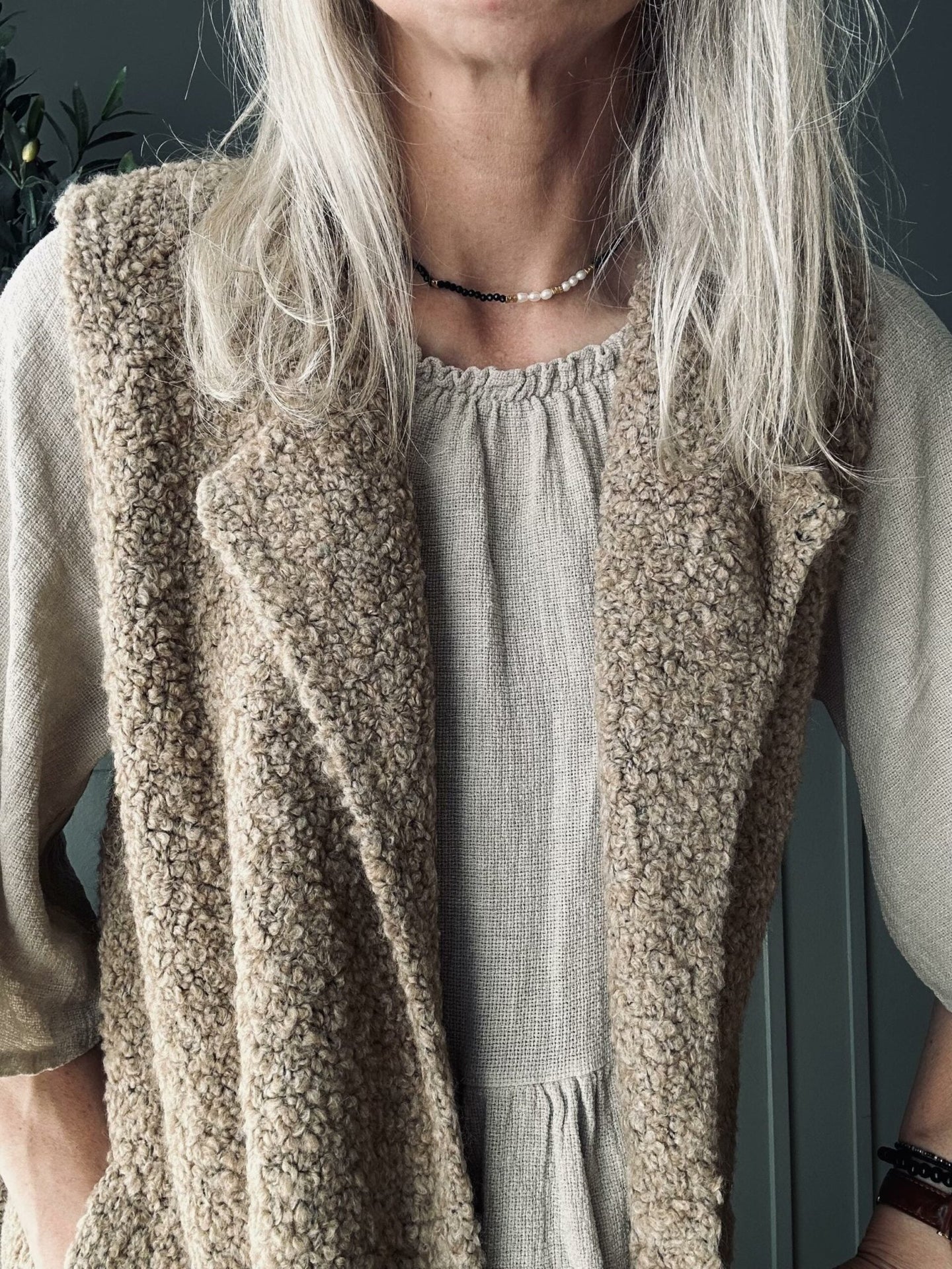 Vest Nala - Camel - VIAMAJA.DK