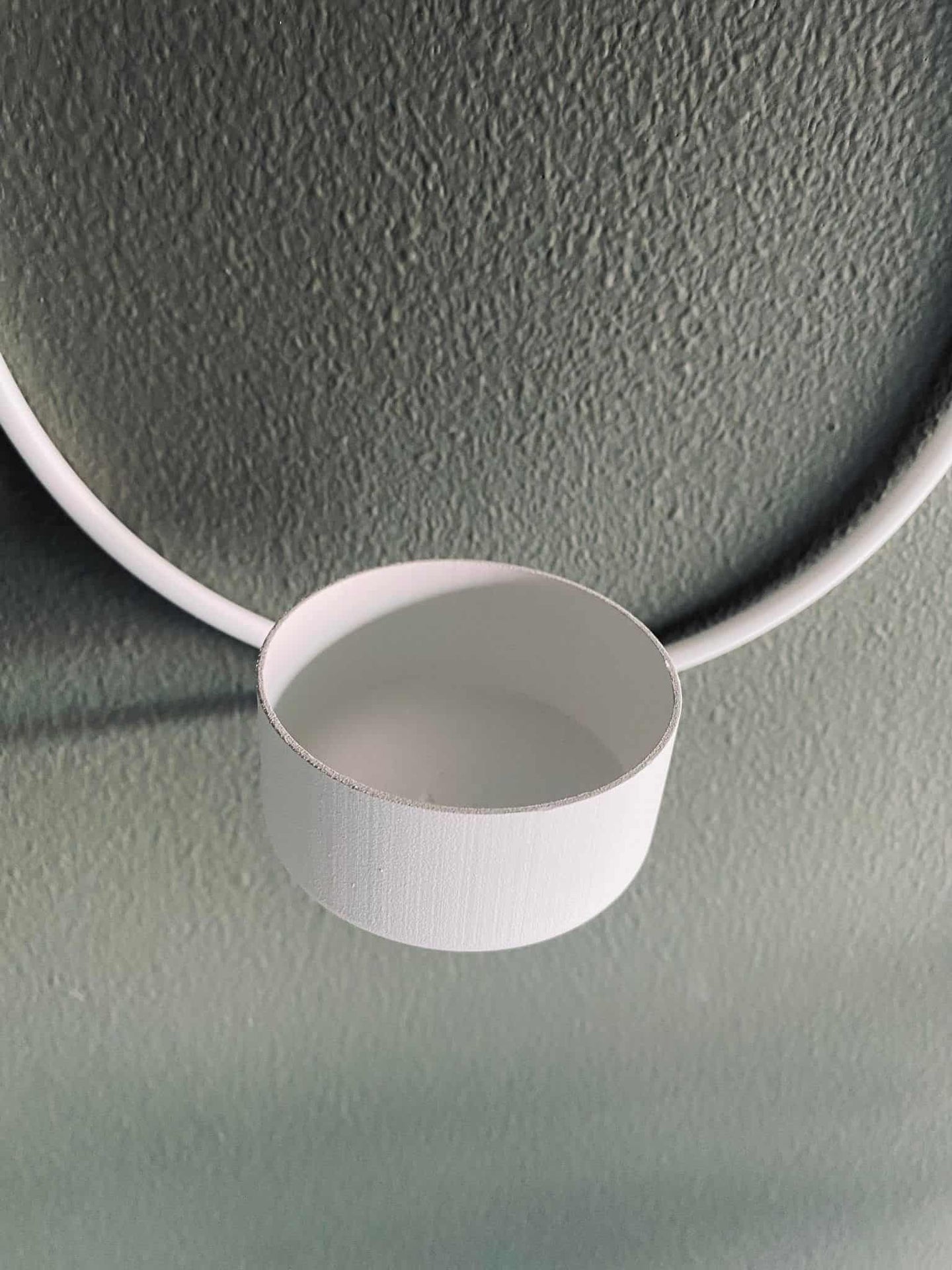 VIAMAJA Cirkel bloklysstage – Hvid Ø 20cm - VIAMAJA.DK