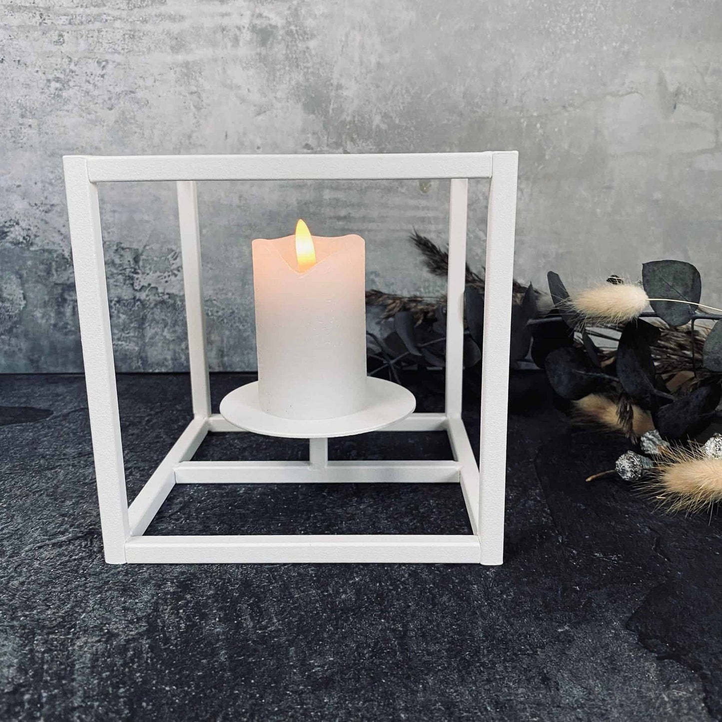 VIAMAJA Cube stage til bloklys - Lille – Hvid - VIAMAJA.DK