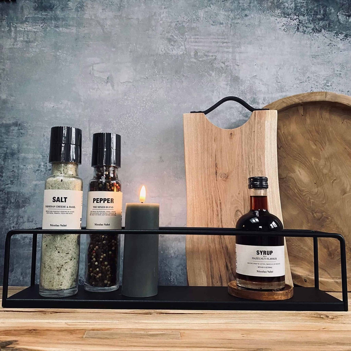 VIAMAJA Hylder – Sæt af 3 hylder – Sort - VIAMAJA.DK