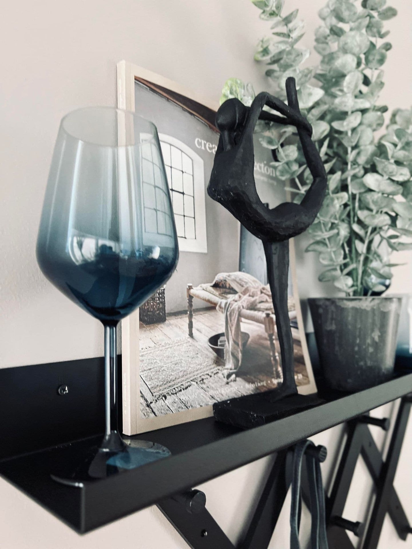 Vinglas LUX – Royal blue 490ml - VIAMAJA.DK