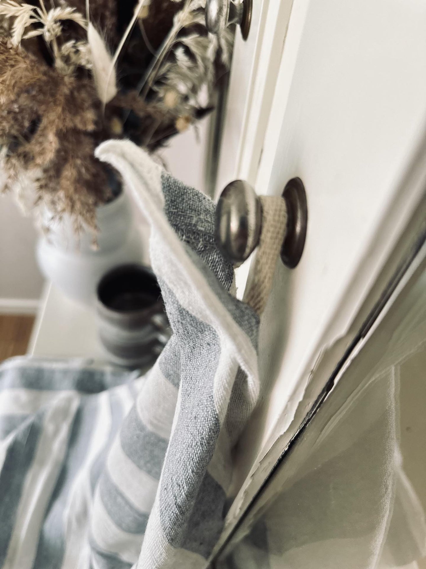 Viskestykker 3 stk – Grå strib - VIAMAJA.DK